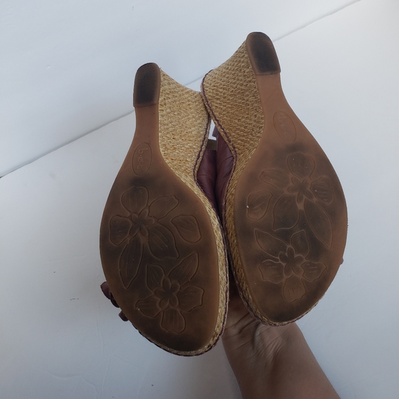 Boc wedge sandals purple sz 9 - Picture 6 of 10